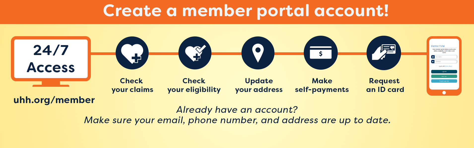 Visit our member portal!